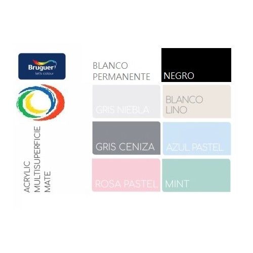 Spray Acrylic Multisuperficie Mate Colores