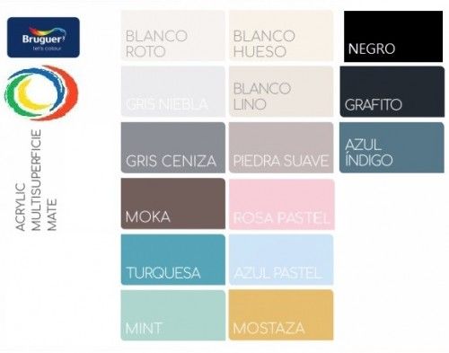 Bruguer Acrylic Multisuperficie Mate Colores