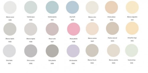 **COLORES**TITANPRO R-30 Revestimiento Exterior Liso Mate 15 Lts