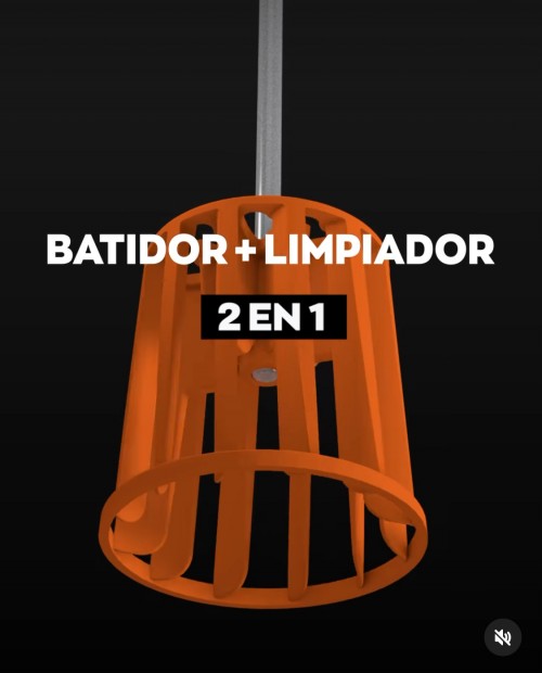 Batidor y Limpia Rodillos CLIP 8