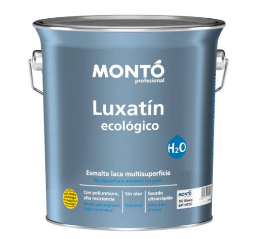Monto LUXATIN Esmalte Ecologico Satinado Blanco 2,5Lts