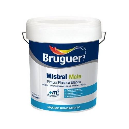 Bruguer Mistral Mate Blanco 4lts