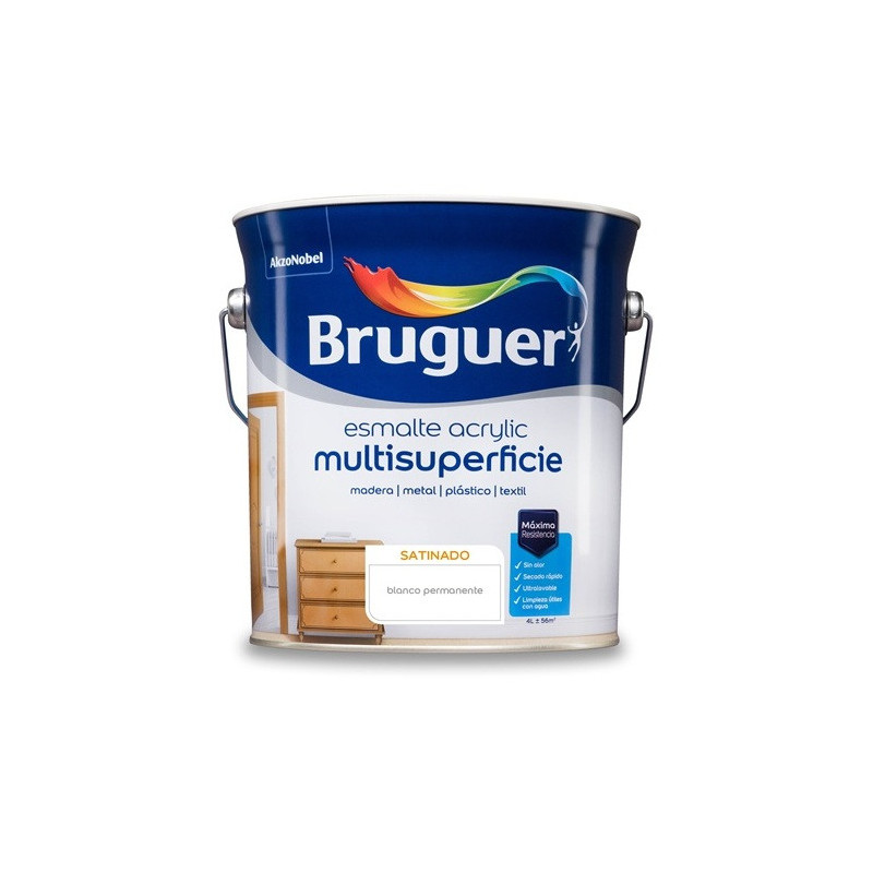 Bruguer Acrylic Multisuperficies Blanco Satinado
