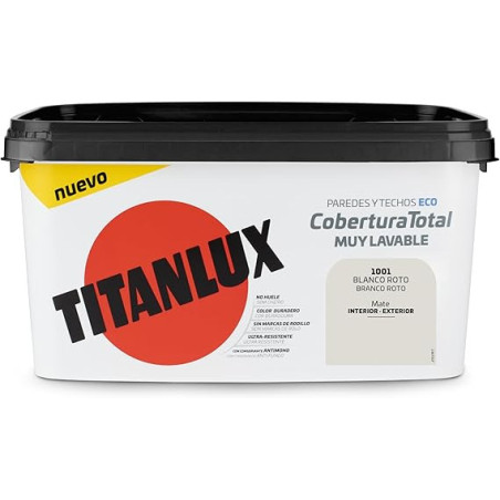 Titanlux Pintura Plastica Cobertura Total Colores 4Lts