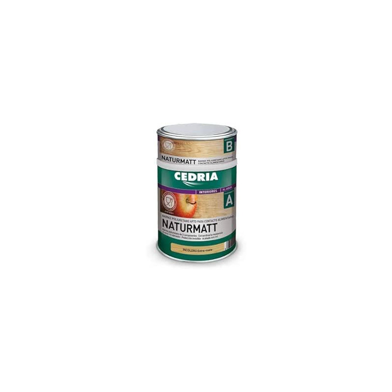 Cedria Barniz al Agua 2 Componentes EXTRA MATE 750ml