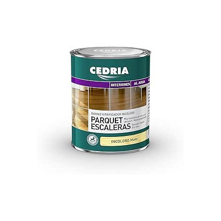 Cedria Barniz Parquet-Escaleras Incoloro