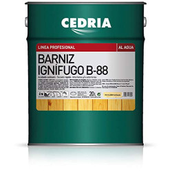 Cedria Barniz Ignífugo B-88 al Agua (INTERIOR-EXTERIOR)