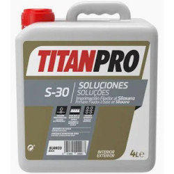 TITANPRO S-30 Fijador al Siloxano Incoloro 4 Lts