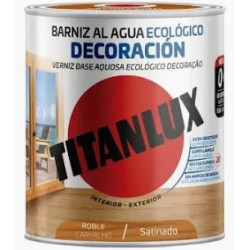 Barniz al Agua ECOLOGICO Decoración Satinado COLORES