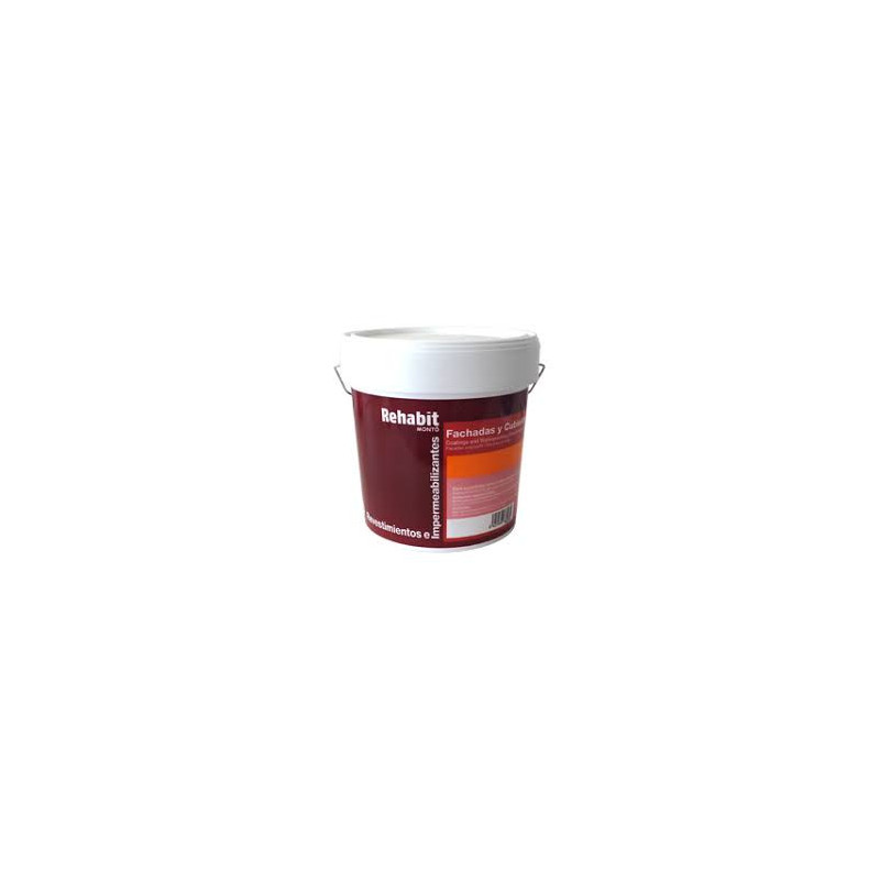 Pintura Antigoteras CON FIBRA Rehabit I-30 MONTO Rojo Ingles 20Kg