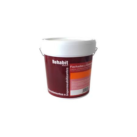 Pintura Antigoteras CON FIBRA Rehabit I-30 MONTO Rojo Ingles 20Kg