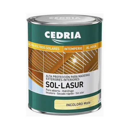 Cedria SOL LASUR Incoloro