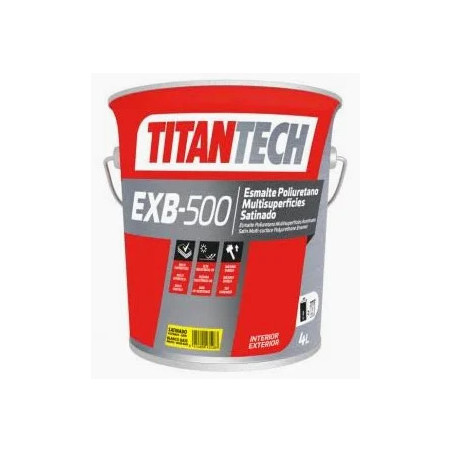 EXB-500-Esmalte Poliuretano Multisuperficies Satinado BLANCO 750ml