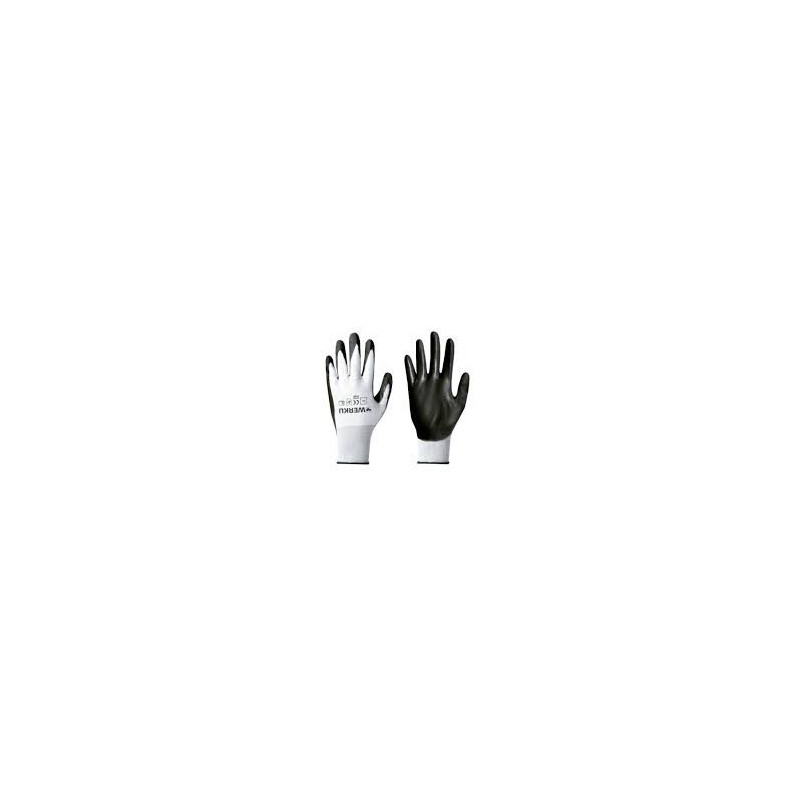 GUANTES NITIRILO NEGRO-BLANCO TALLA XL WK100700   