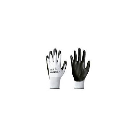 GUANTES NITIRILO NEGRO-BLANCO TALLA XL WK100700   