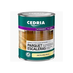 Cedria Barniz Parquet-Escaleras Incoloro mate 4lts