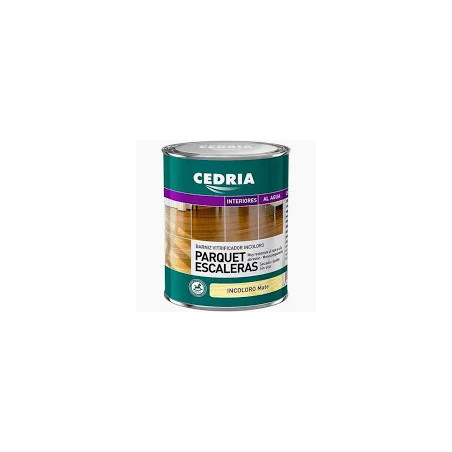 Cedria Barniz Parquet-Escaleras Incoloro mate 4lts