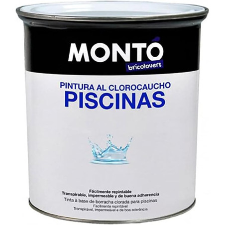Montó Pintura al Clorocaucho Piscinas Hormigón 4Lts