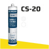 Quiadsa CS-20 Silicona Especial Baños y Cocinas  BLANCA 280G Block MOHO