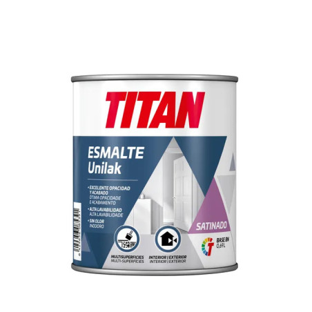 Unilak Esmalte al Agua Satinado Blanco 4Lts