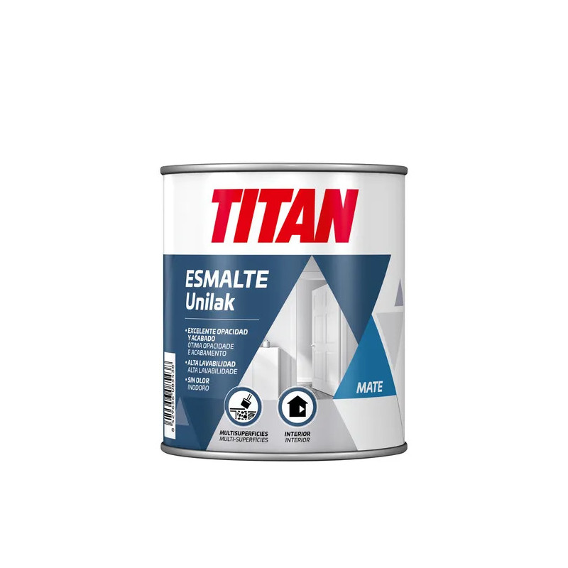 Unilak Esmalte al Agua Mate Blanco 4Lts