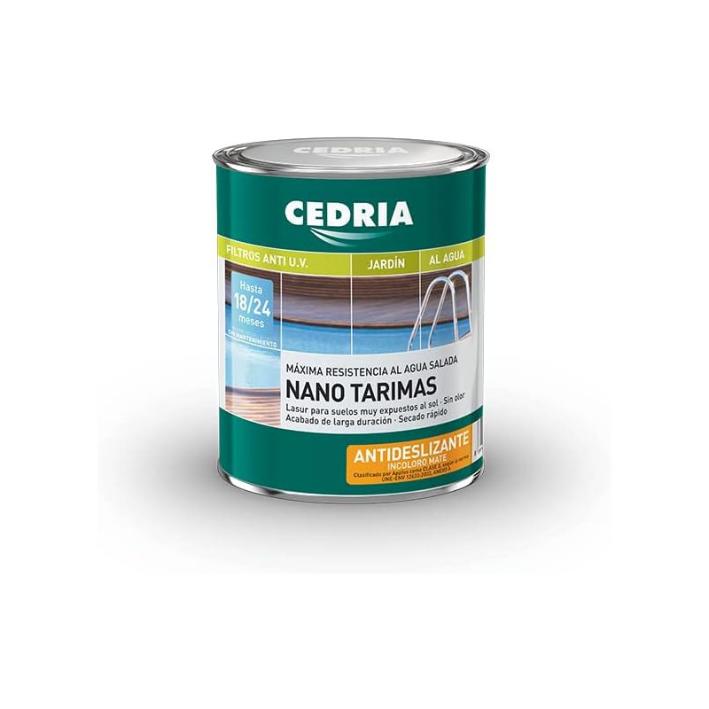 Cedria NANO TARIMAS Antideslizante INCOLORO