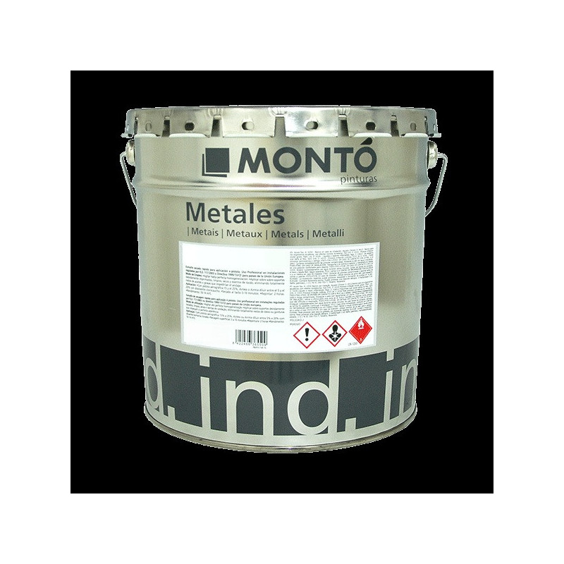 MONTÓ Esmalte Anticalórico Plata 600º 4Lts